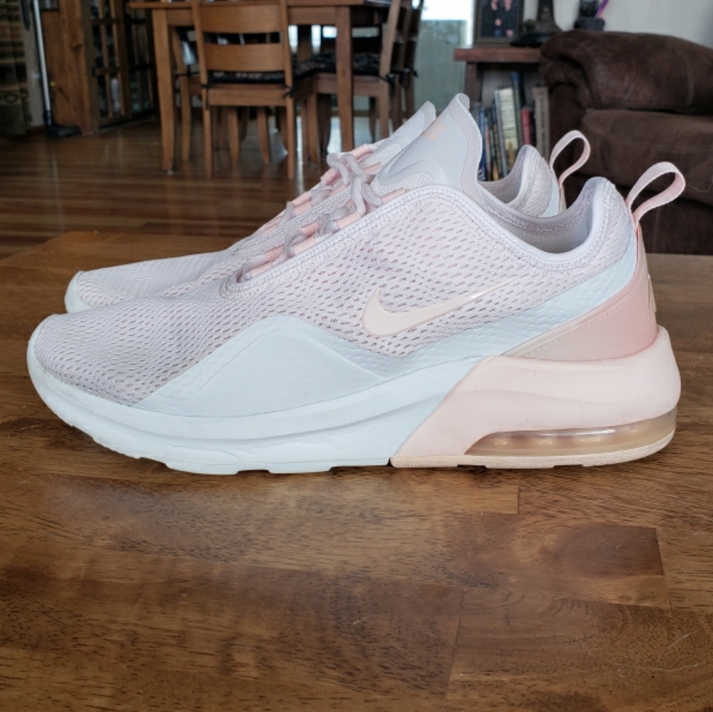 Nike Women's Pink and White Sneakers
